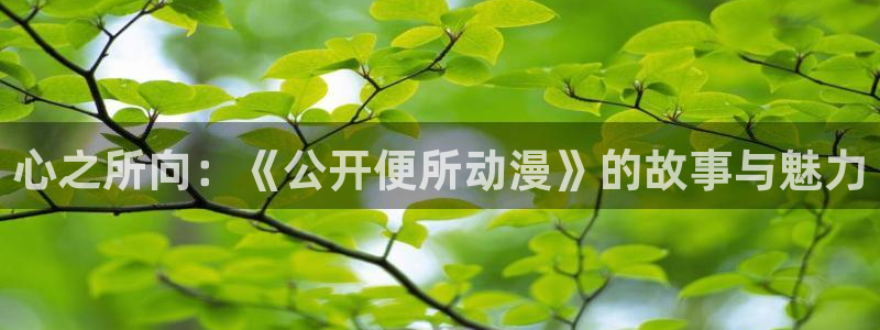 58动漫免费下载：心之所向：《公开便所动漫》的故事与魅力