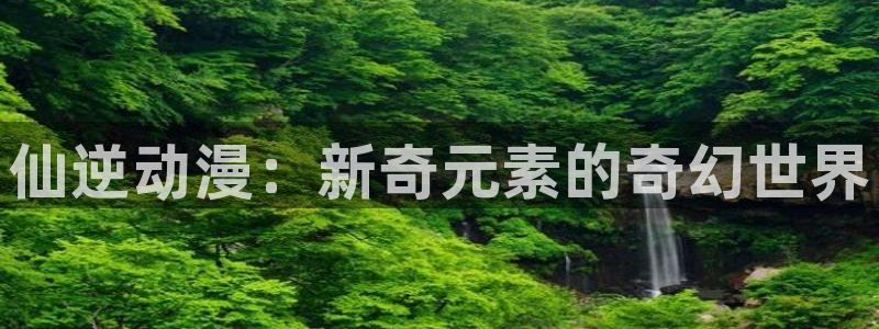 58动漫网的网址：仙逆动漫：新奇元素的奇幻世界